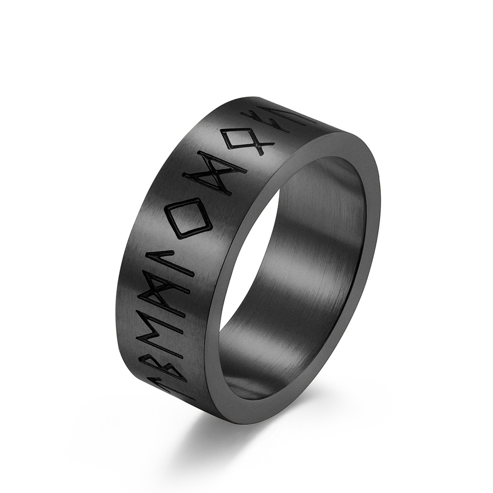 Titanium Steel Matte Brushed Ring - Stylish Men's and Women's Bracelets - Image 3