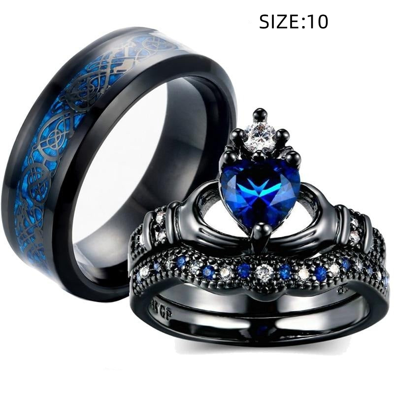 Crown Love Sapphire Ring for Women – Exquisite and Elegant Jewelry - Image 6