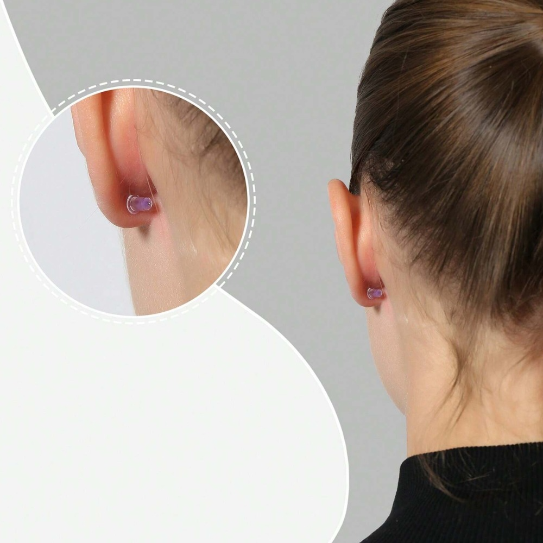 1 Box - 2 Styles of Transparent Soft Silicone Earring Back Plug-in DIY Accessories - Image 4