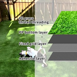 6FTx10FT Artificial Grass Carpet - Durable Synthetic Grass Mat with 15mm Height & Drainage Holes, Weekend Shipping Not Available, Not for Sale on Amazon