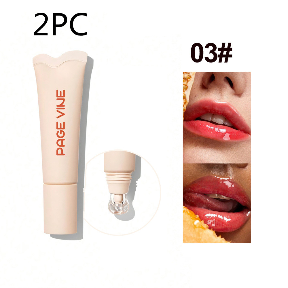 4-Color Brightening Lip Balm - Moisturizing & Exfoliating Lip Gloss for Women Cosmetics - Long-Lasting Hydration - Image 5