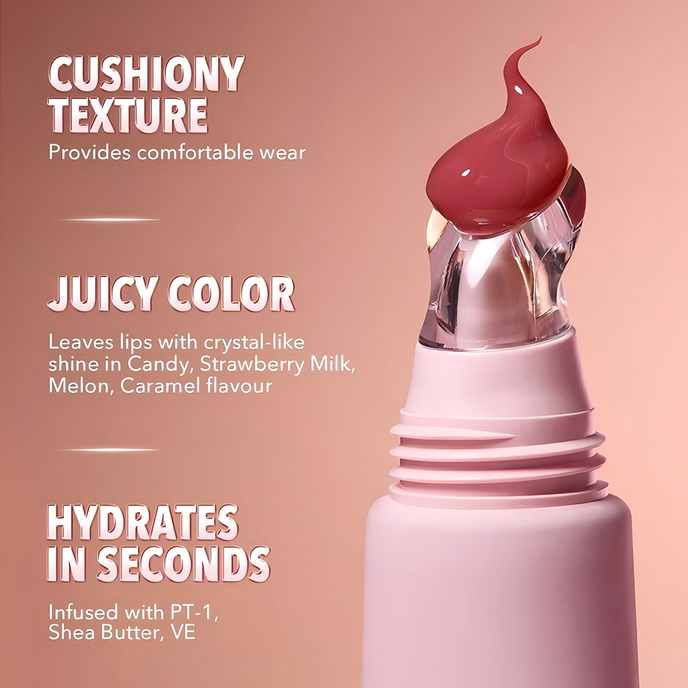 4-Color Brightening Lip Balm - Moisturizing & Exfoliating Lip Gloss for Women Cosmetics - Long-Lasting Hydration - Image 10