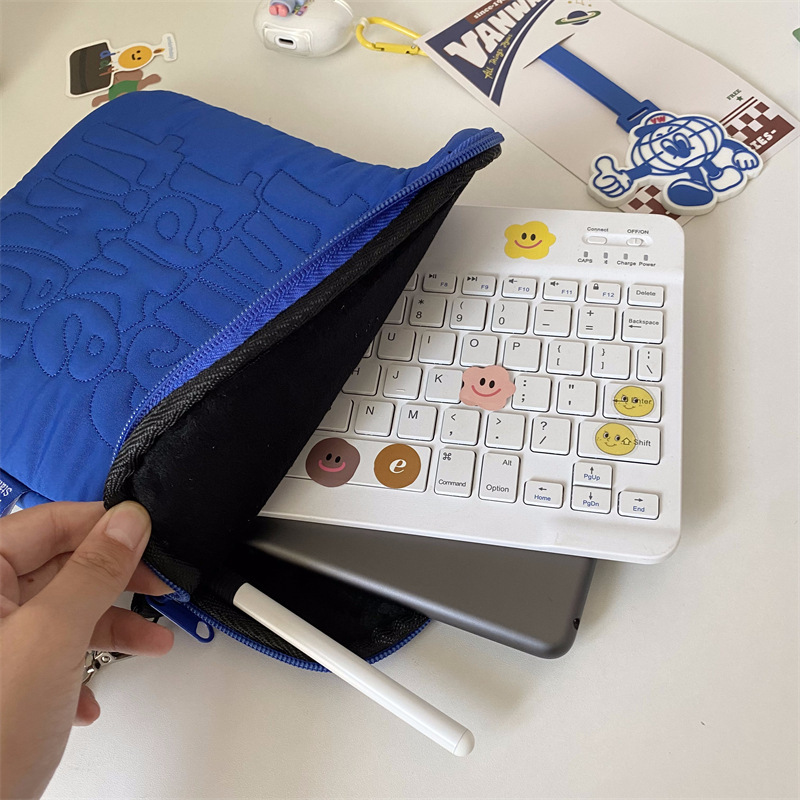 Stylish Embroidered Laptop and Tablet Liner Storage Bag for Organizing - Image 8