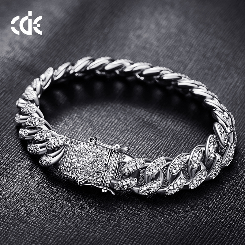 Amazon Cross-Border Men's Cuban Chain Bracelet - Stylish Hip Hop Accessories for European and American Trends - Image 3