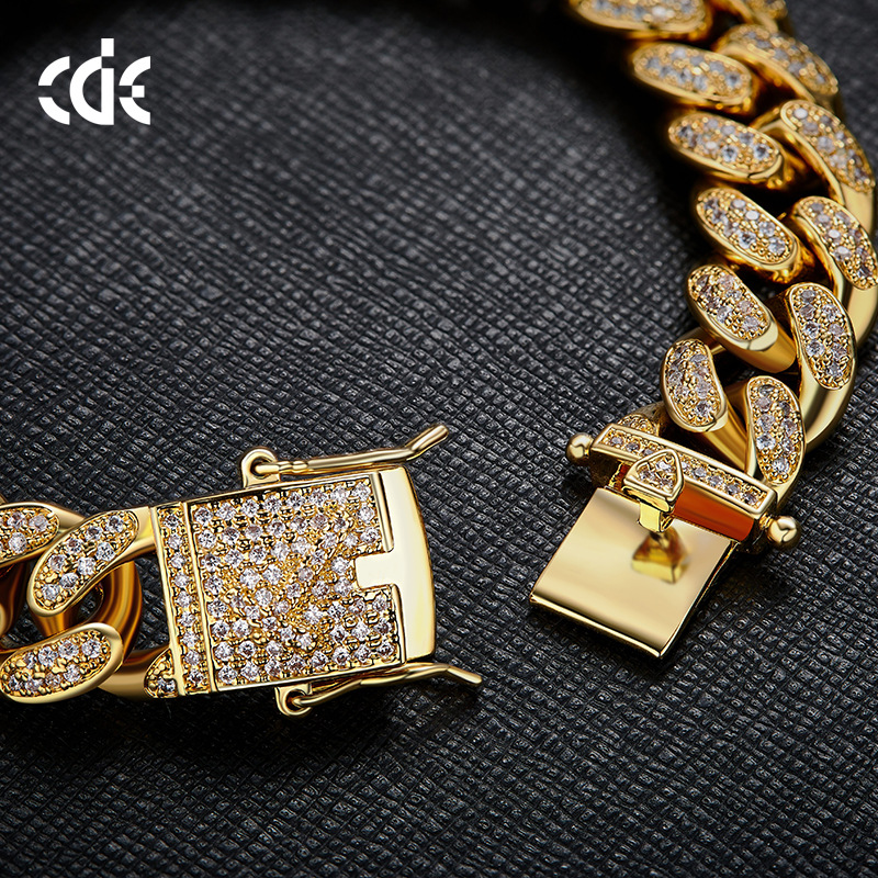 Amazon Cross-Border Men's Cuban Chain Bracelet - Stylish Hip Hop Accessories for European and American Trends - Image 10