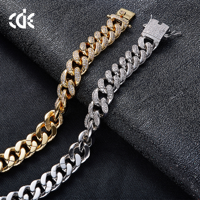 Amazon Cross-Border Men's Cuban Chain Bracelet - Stylish Hip Hop Accessories for European and American Trends - Image 11