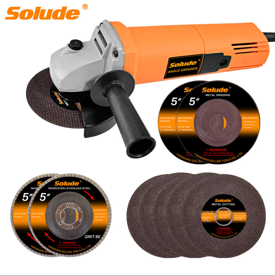 Solude Angle Grinding Machine Set - Model S8705-2 for Precision Grinding