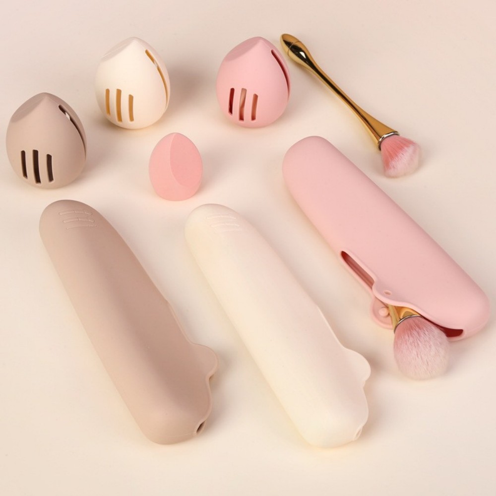 Trendy Portable Silicone Storage Bag for Beauty Essentials - Image 4