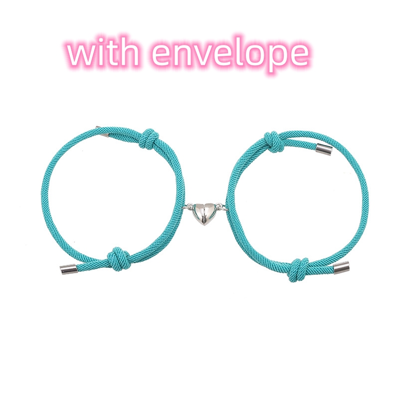 Elegant Simple Nylon Love Magnetic Bracelet for Lasting Connections - Image 10