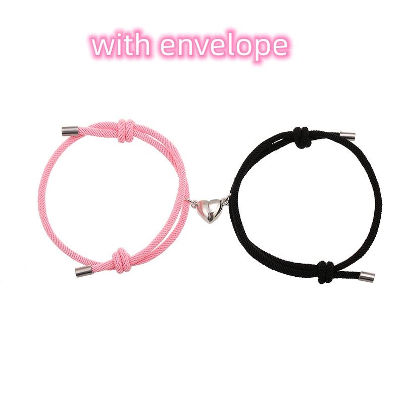 Elegant Simple Nylon Love Magnetic Bracelet for Lasting Connections - Image 12
