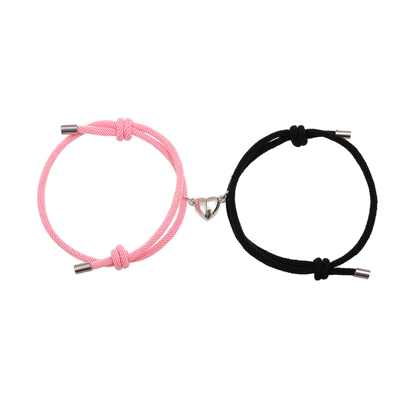Elegant Simple Nylon Love Magnetic Bracelet for Lasting Connections - Image 26