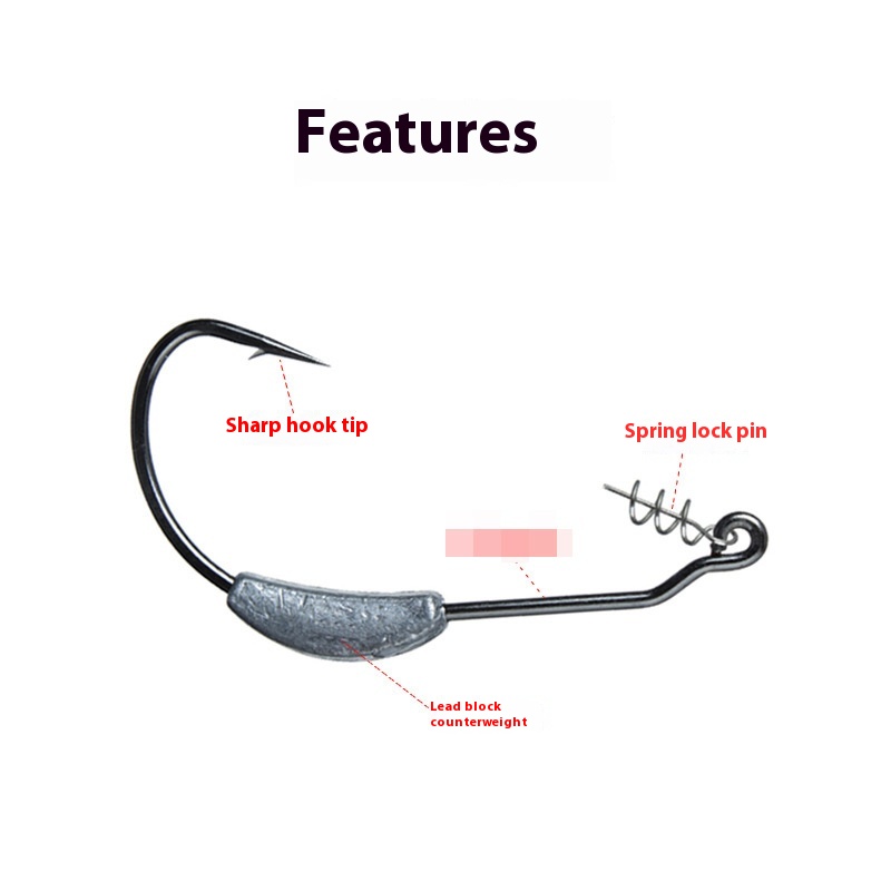 Wide Curved Handle Hook with Bare Ribbon Lead - Durable & Stylish - Image 5