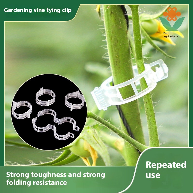 Plant Clips - Seedling Hanging Clip, Plastic Tie Tendril Clip, Branch Binding Clip for Vines, Vine Clamp & Fixed Clip - Image 8