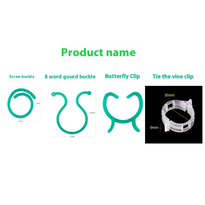 Plant Clips - Seedling Hanging Clip, Plastic Tie Tendril Clip, Branch Binding Clip for Vines, Vine Clamp & Fixed Clip - Image 17