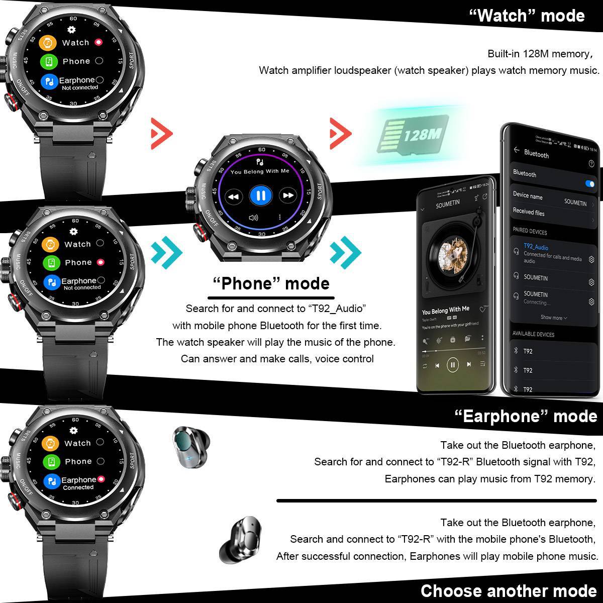 Smart Bluetooth Headset & Smart Sport Bracelet - Ultimate Smart Watch Combo - Image 17