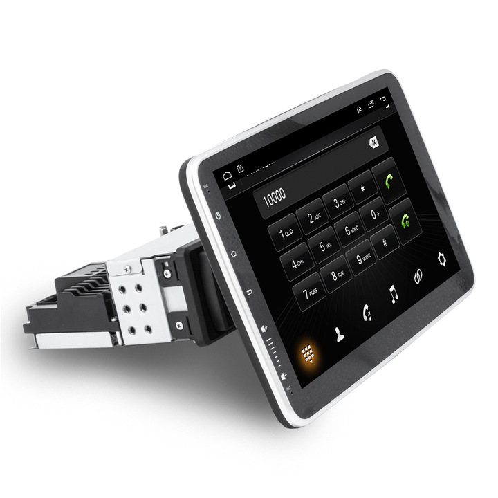 360-Degree Rotating Android Multimedia Bluetooth Central Control with Large Screen - Image 2