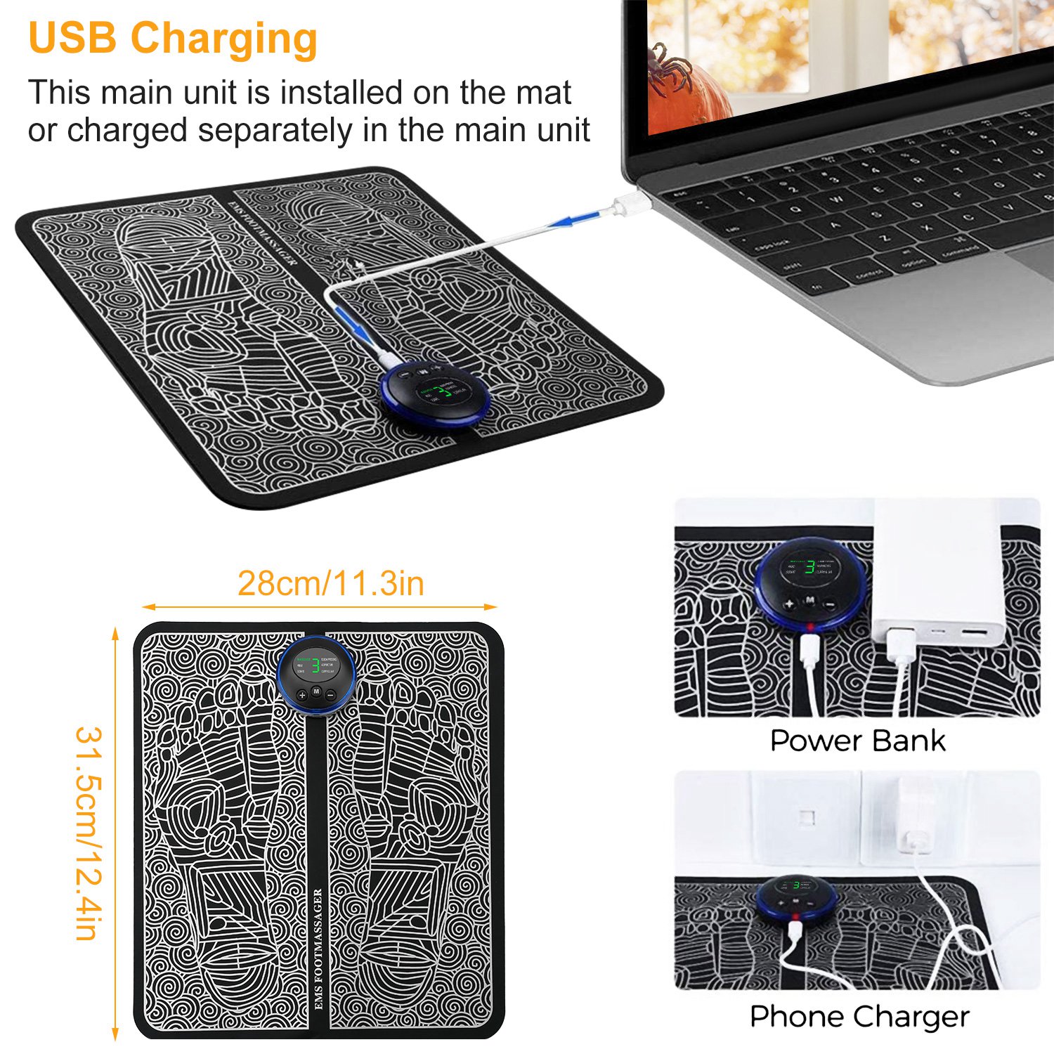 Electric Foot Massage Pad - Stimulating Massager for Relaxation and Relief - Image 5