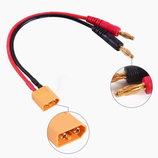 XT60 Plug Cord for Icharger308duo Charger - EC5 Charging Cable & XT90T Plug TRX - Image 2