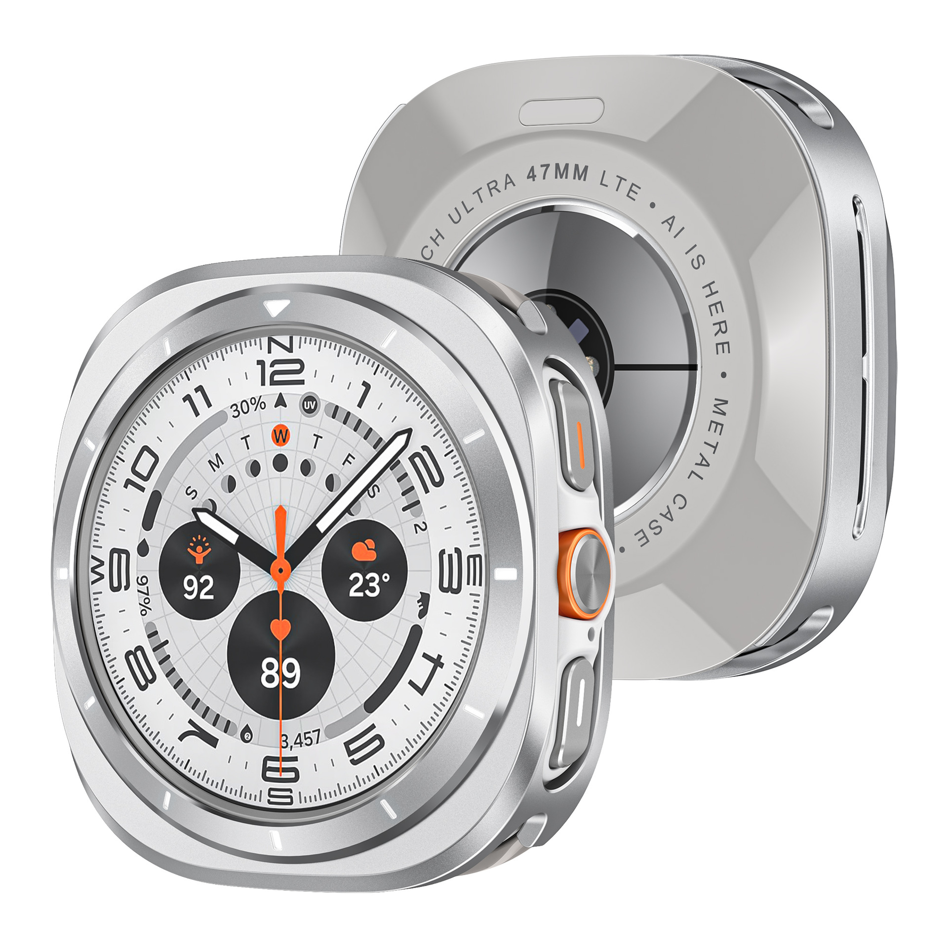 Durable Original Metal Protective Case for Applicable Watch - Image 3