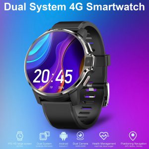 4G Smart Watch with Dual System, Large Screen, and Call Location Heart Rate Features
