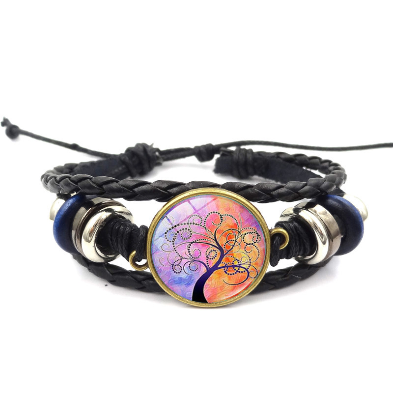 Handmade Tree of Life Bracelet - Multilayer Braided Jewelry for Unique Style - Image 2