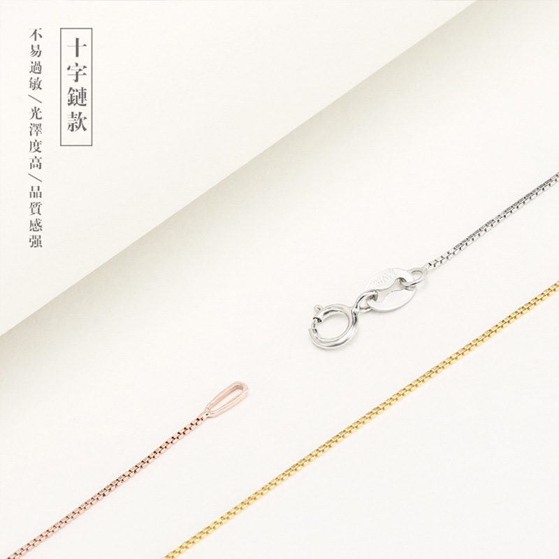 Elegant Women's 925 Sterling Silver Necklace - Simple Accessories with 18k Plating - Image 11