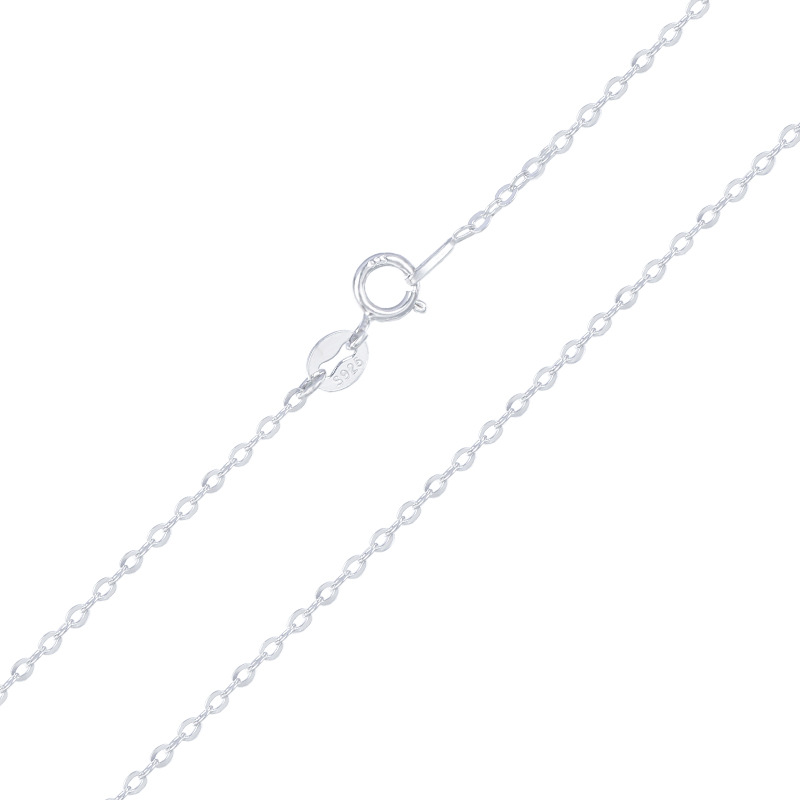 Elegant Women's 925 Sterling Silver Necklace - Simple Accessories with 18k Plating - Image 12