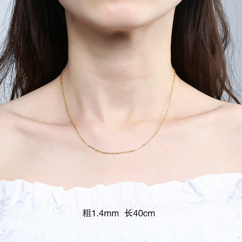 Elegant Women's 925 Sterling Silver Necklace - Simple Accessories with 18k Plating - Image 15