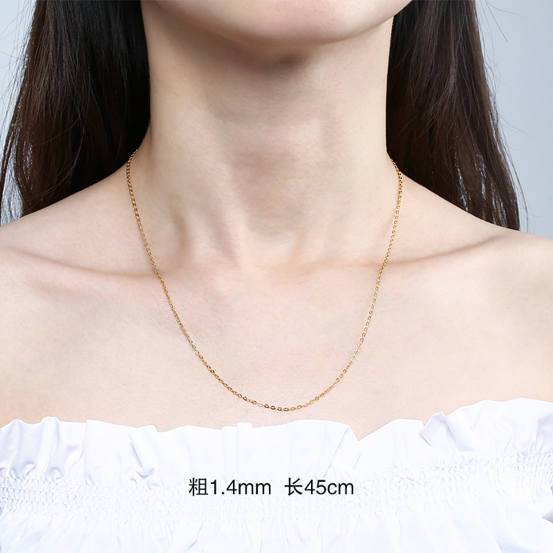 Elegant Women's 925 Sterling Silver Necklace - Simple Accessories with 18k Plating - Image 16