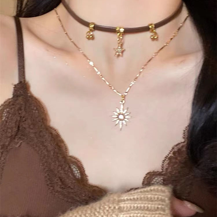 Vintage Sunflower Stars Necklace - Women's Customized Pendant Jewelry Fashion - Image 5