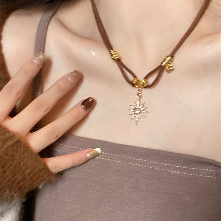 Vintage Sunflower Stars Necklace - Women's Customized Pendant Jewelry Fashion - Image 7