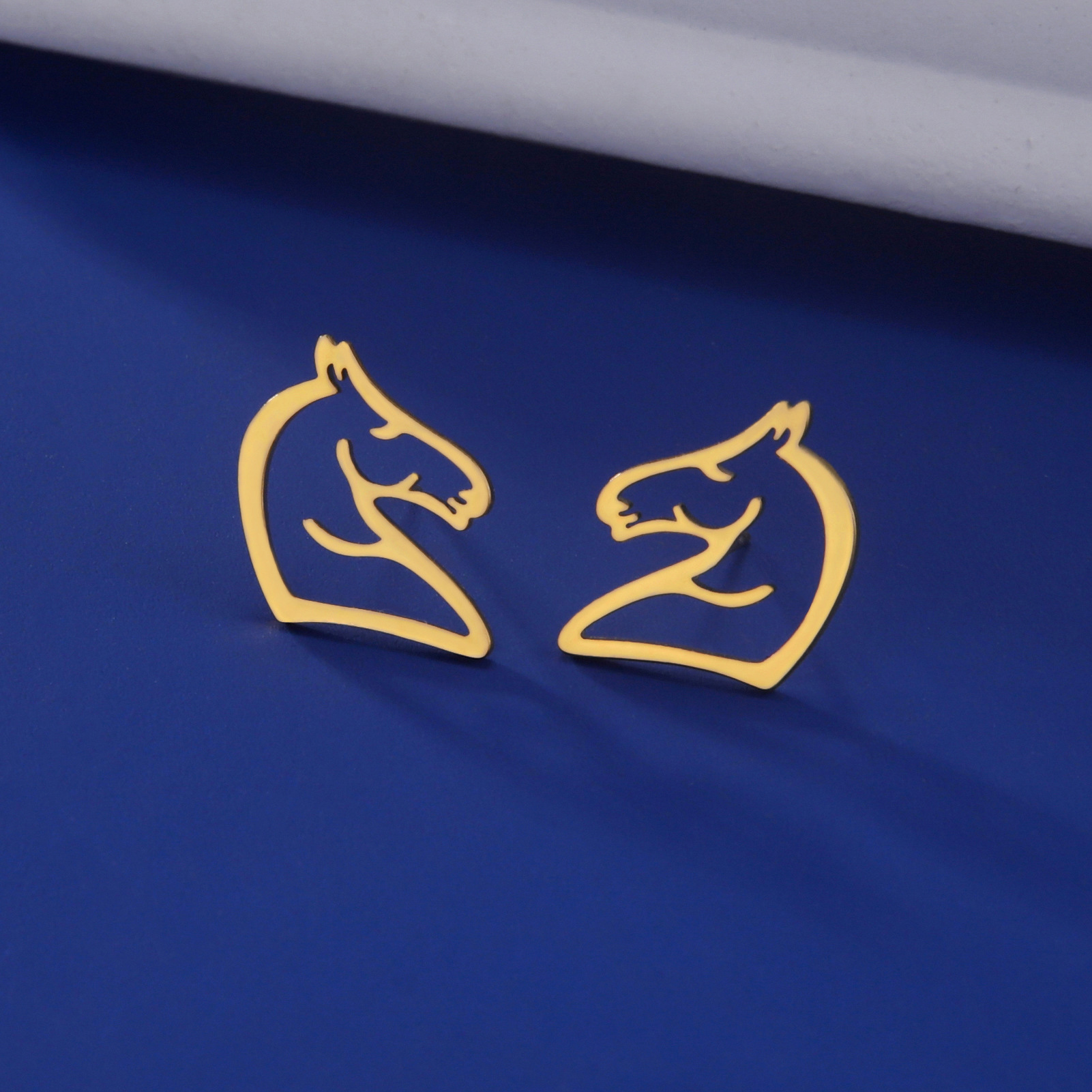 Stylish Titanium Steel Cartoon Hollow Out Stainless Steel Studs - Cute & Simple - Image 3