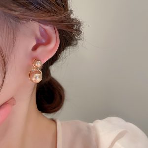 Trendy Bead Tulip Flower Earrings - Unique Fashion Personality Accessory