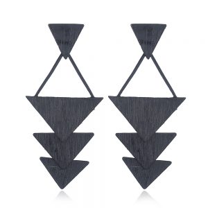 Stylish Vintage Alloy and Wooden Earrings – Creative Fashion Statement