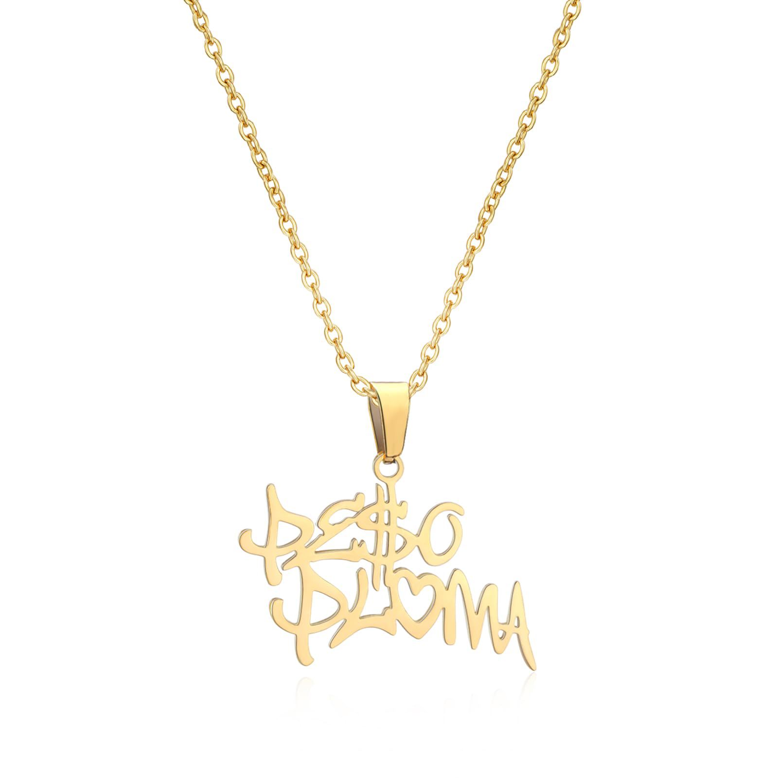 Stylish Stainless Steel English Name Necklace for Men and Women - Image 9