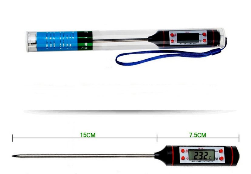 Electronic Food Thermometer for Kitchen Oil, Barbecue & Baking Temperature Measurement - Image 2