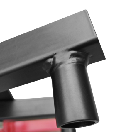 Heavy Duty Engine Stand 750LBS Capacity, 360° Rotating Engine Run Stand with 3 Casters for Auto Repair & Motorcycle Maintenance - Red - Image 7