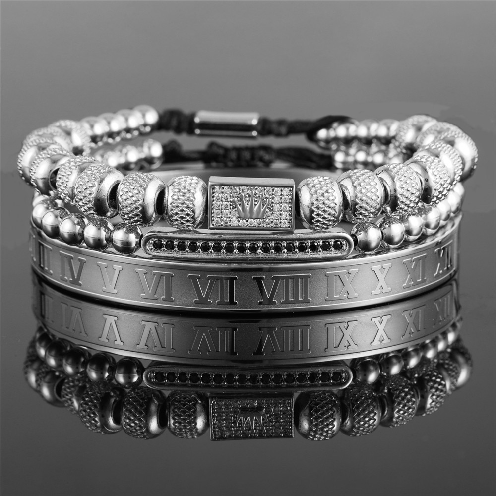 Charming Vintage Crown Braided Bracelet - Timeless Style for Every Occasion - Image 6