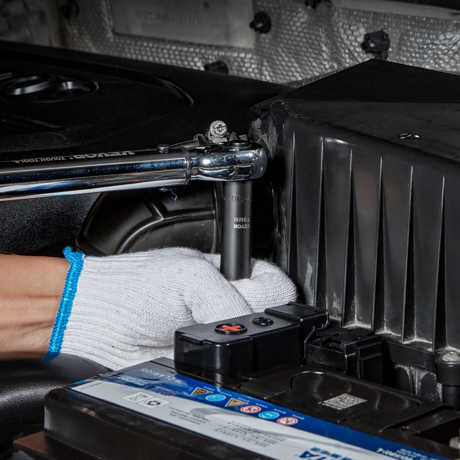 VEVOR 1/2" Drive Deep Impact Socket Set - 34pcs Metric (8-36mm) 6 Point Cr-MO Alloy Steel for Auto Repair, Durable Construction with Heavy Duty Storage Case - Image 2