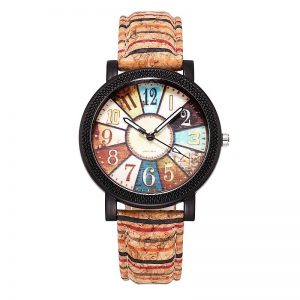 Stylish Vintage Leather Women's Quartz Wrist Watch - Perfect Gift Clock
