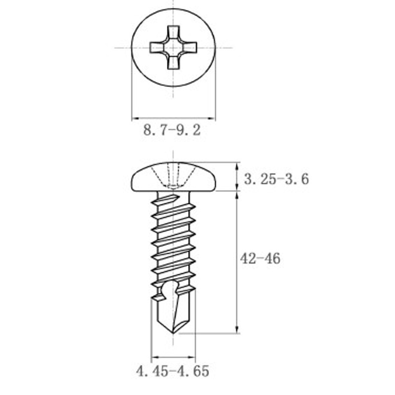 Stainless Steel Coiled Hair Drill Tail Screws with Cross Recess Design - Image 16