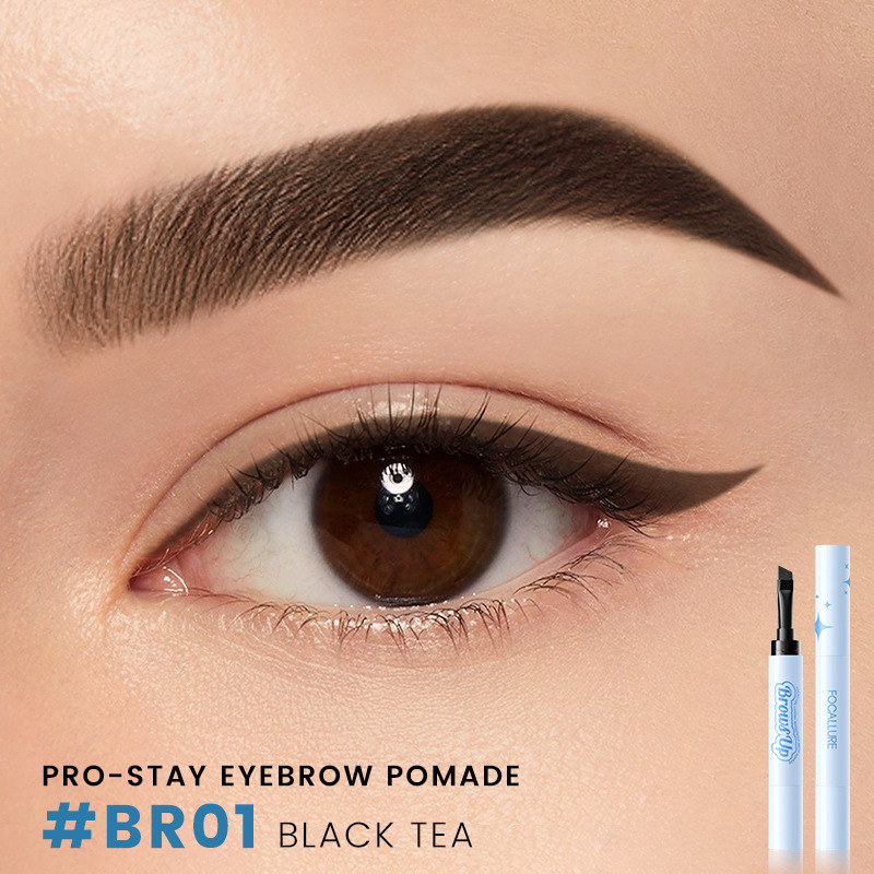 2-in-1 3D Eyebrow Gel & Cream Eyeliner Pencil - Waterproof, Long-lasting Pomade Enhancers in 3 Colors for Flawless Makeup - Image 4