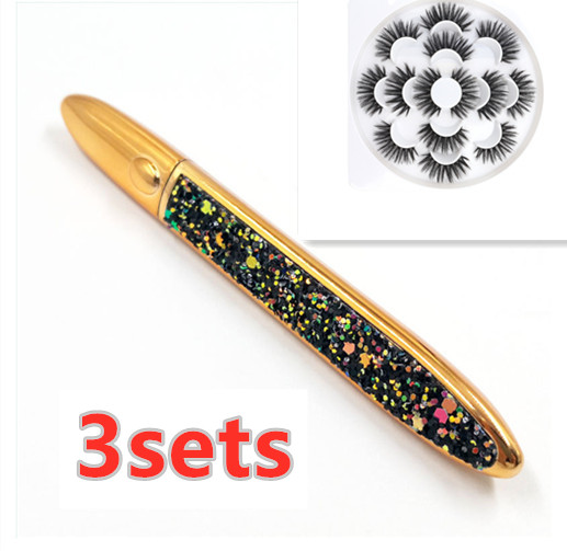 Self-Adhesive False Eyelashes with Multicolor Eyeliner for Effortless Glam - Image 16