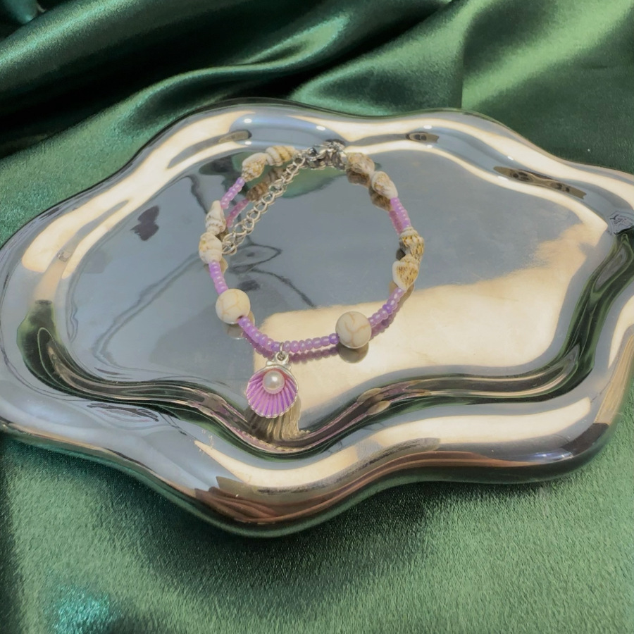 Beach Starfish Pendant with Conch Bead Shell Bracelet - Coastal Charm - Image 10