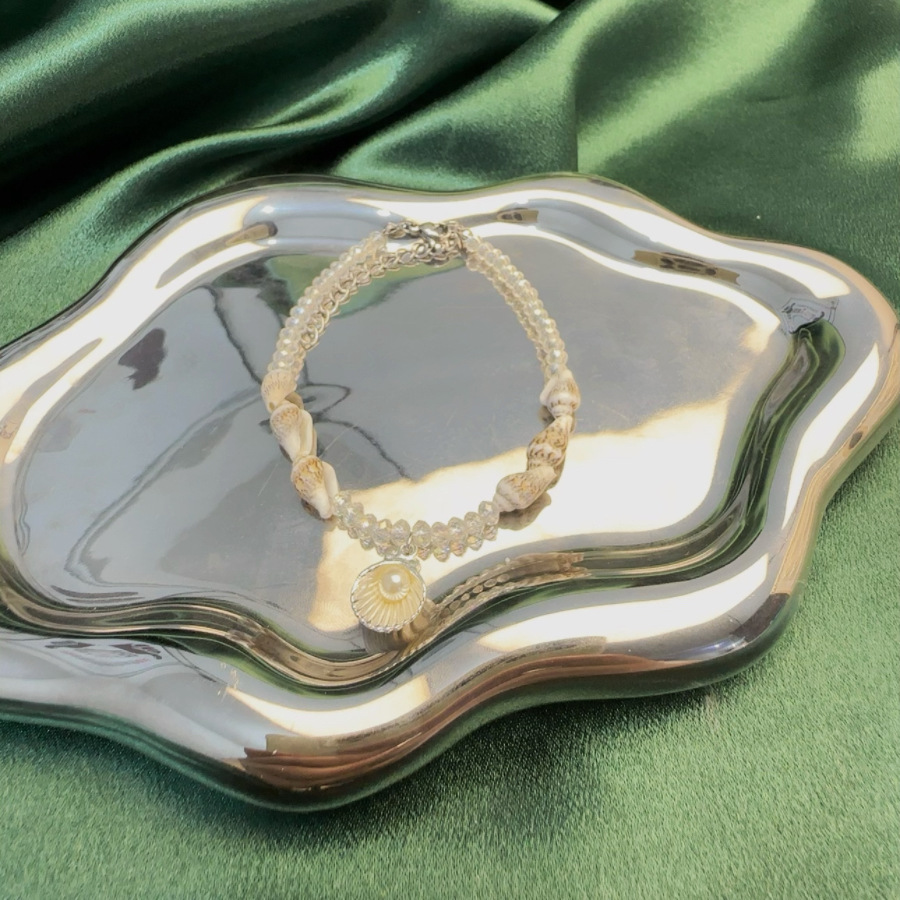 Beach Starfish Pendant with Conch Bead Shell Bracelet - Coastal Charm - Image 11