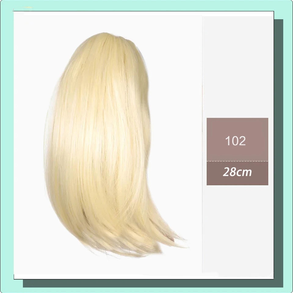 Clip-on Short Inner Buckle Wig Ponytail for Women - Effortless Style - Image 2