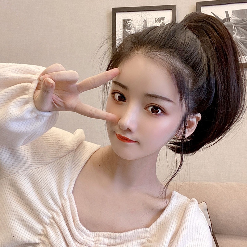 Clip-on Short Inner Buckle Wig Ponytail for Women - Effortless Style - Image 10