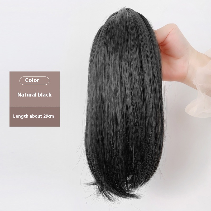 Clip-on Short Inner Buckle Wig Ponytail for Women - Effortless Style - Image 13