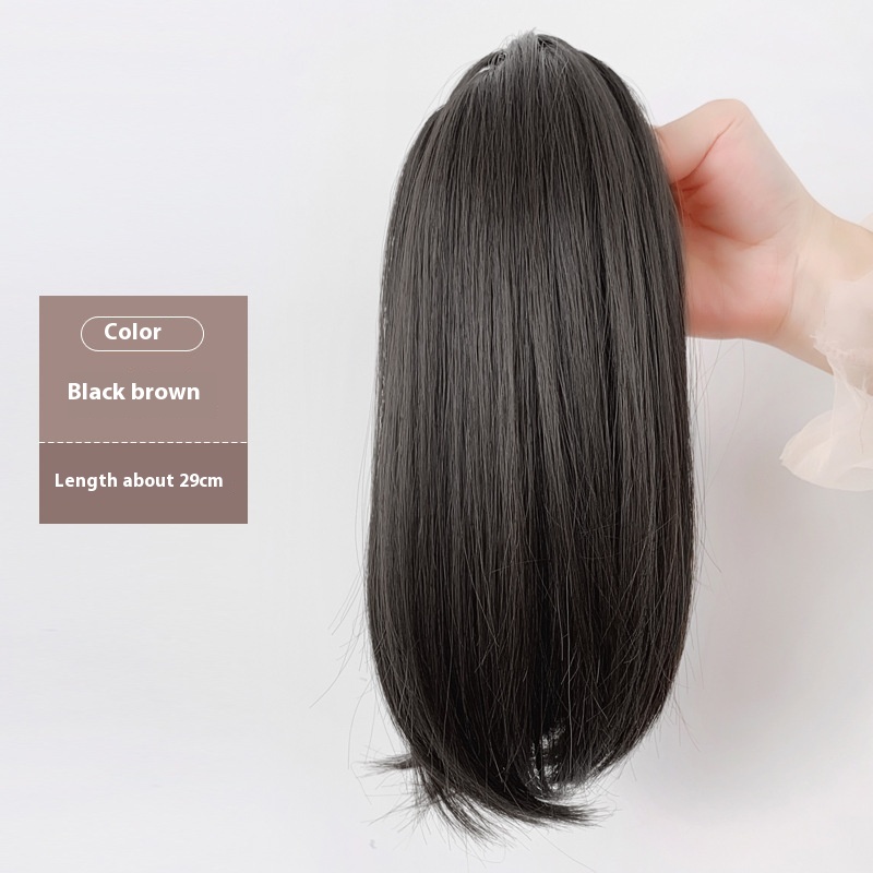 Clip-on Short Inner Buckle Wig Ponytail for Women - Effortless Style - Image 14