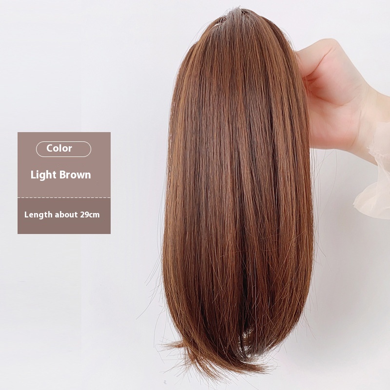 Clip-on Short Inner Buckle Wig Ponytail for Women - Effortless Style - Image 15